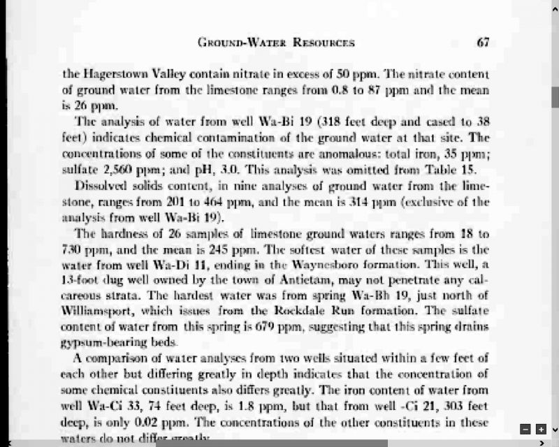 State Aware of Central Chemical Ground Water Contamination in 1962